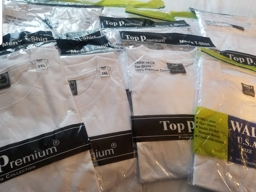 Men White Tee
