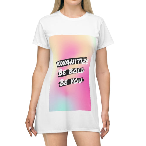 All Over Print T-Shirt Dress